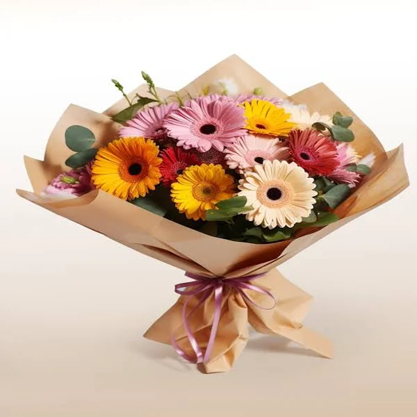 Multi Colour Gerbera Bouquet